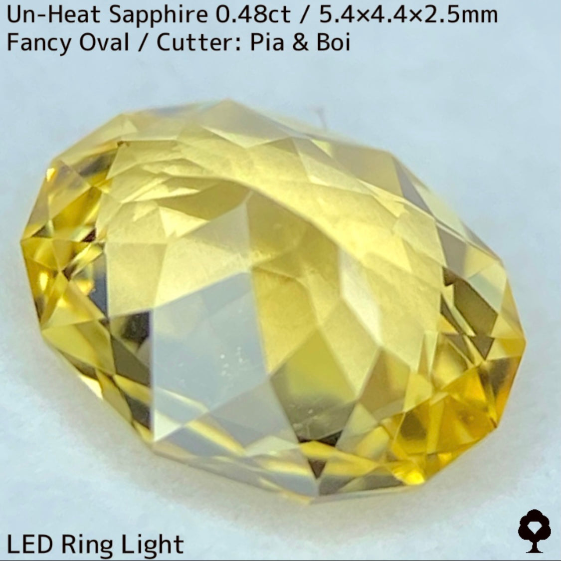 Un-Heat Yellow Sapphire 0.48ct