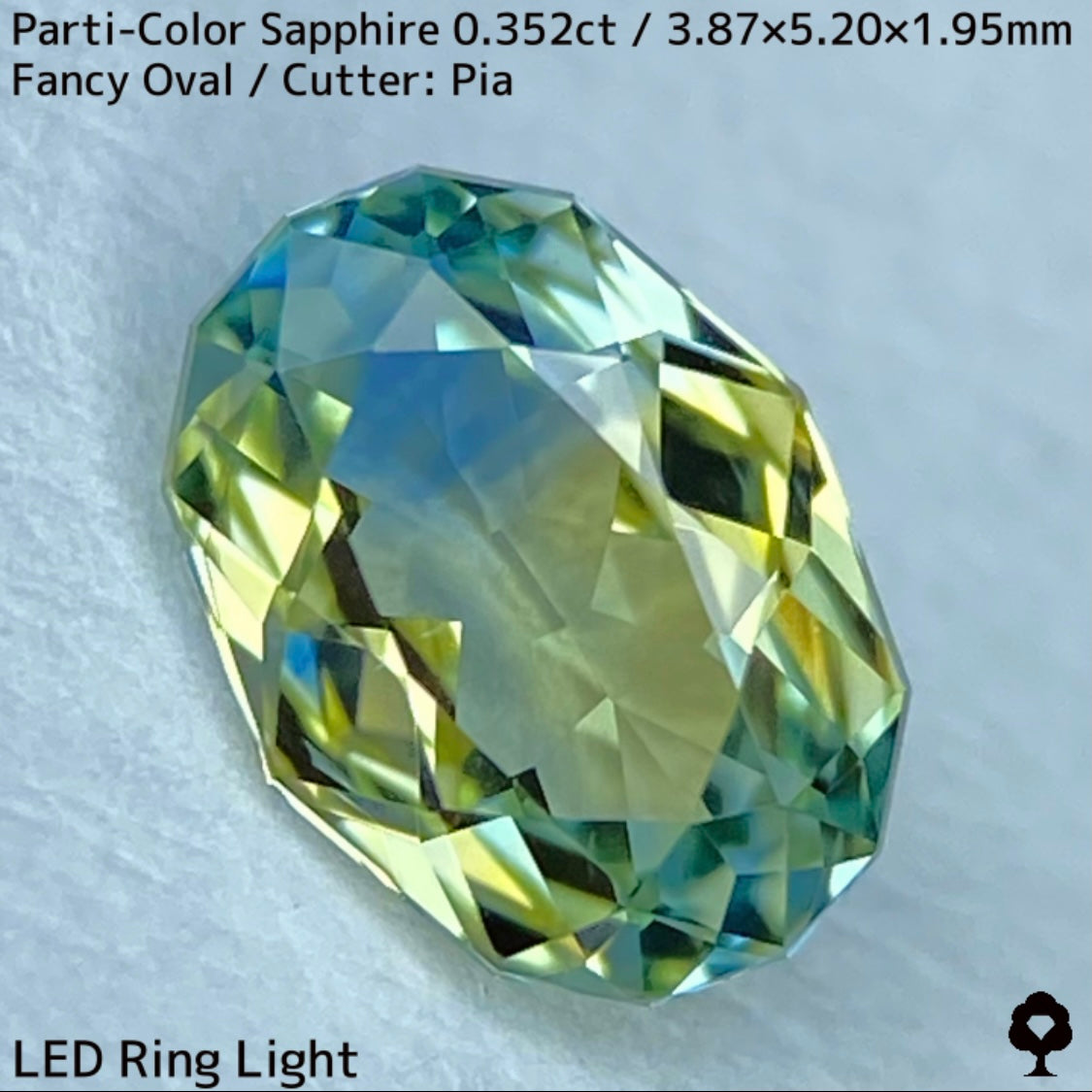 Kanchanaburi Parti-Color Sapphire 0.352ct