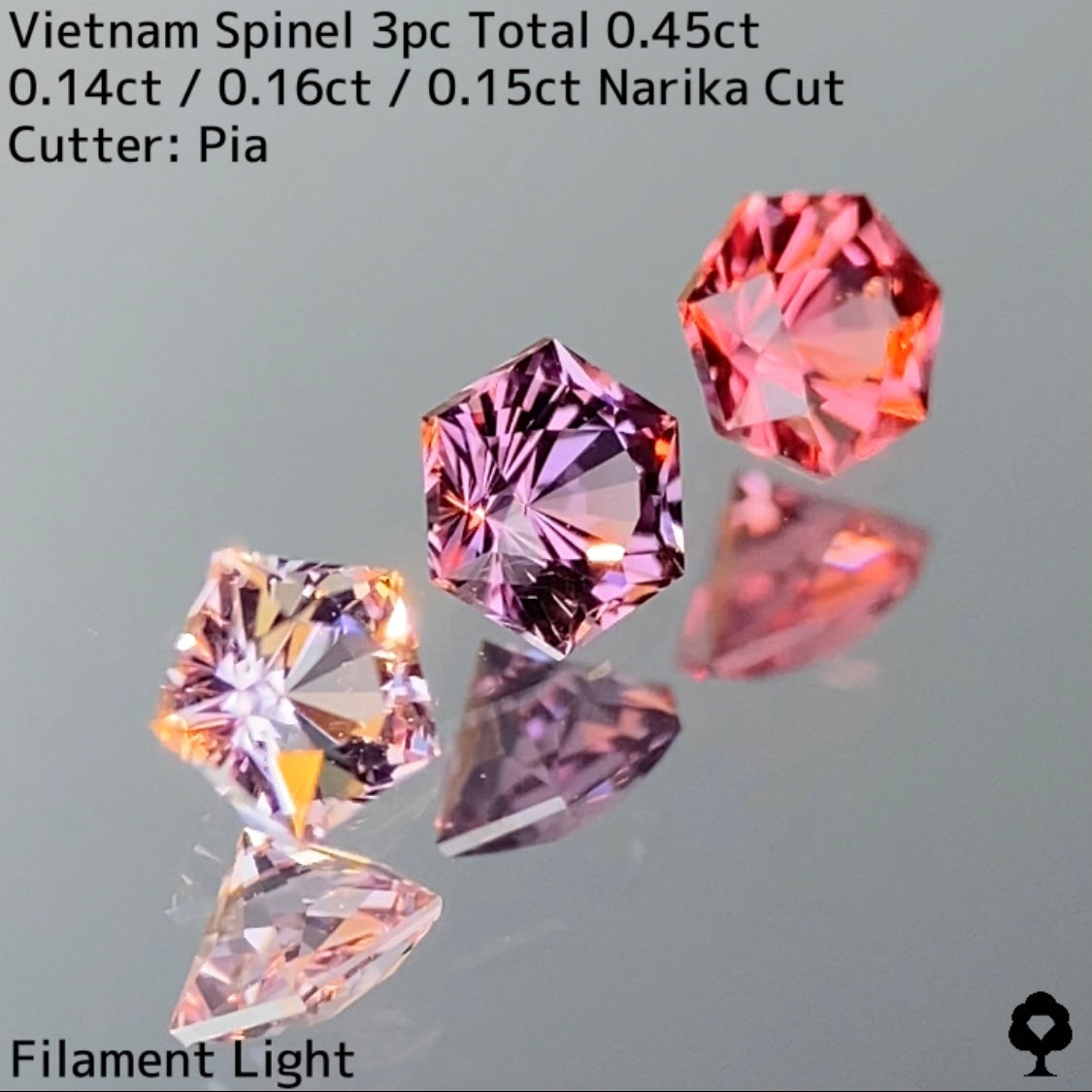 Spinel 3P 0.45ct / Vietnam