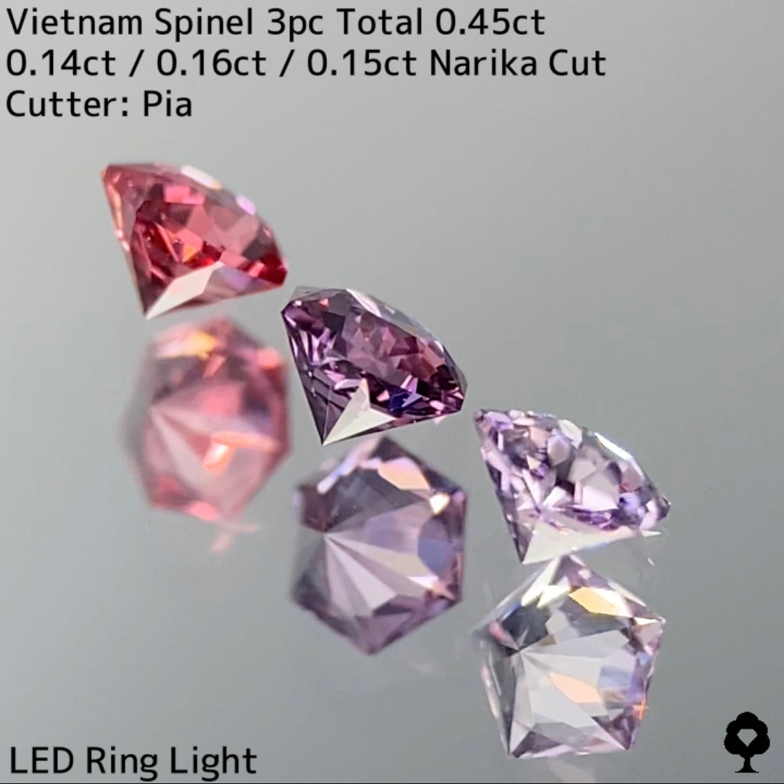 Spinel 3P 0.45ct / Vietnam