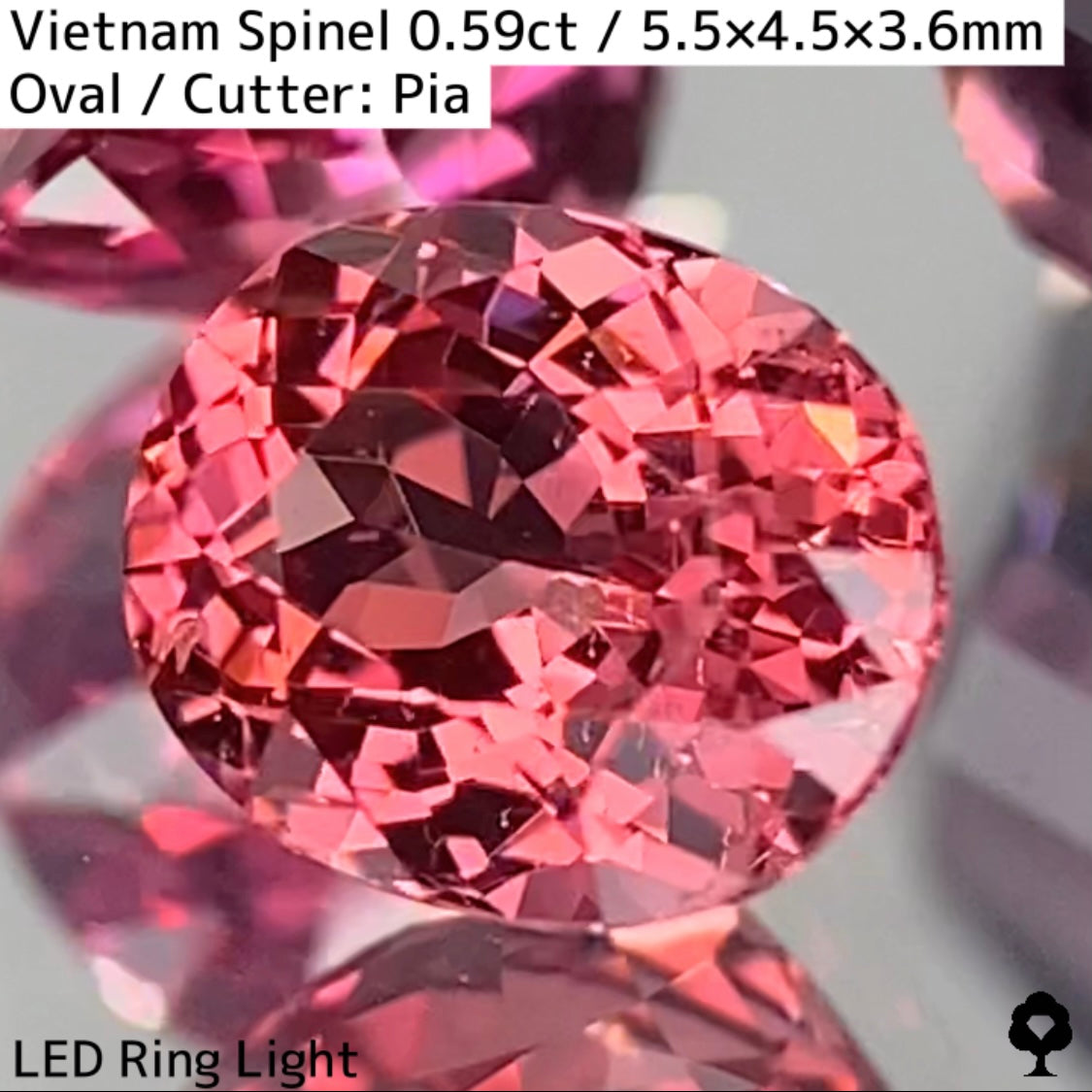 Orange Spinel 0.59ct / Vietnam