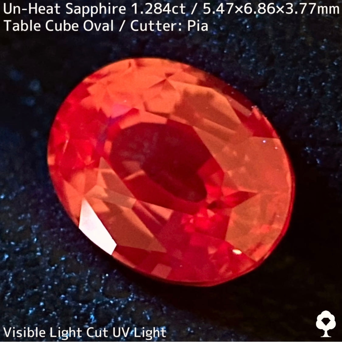 Tanzanian unheated sapphire 1.284ct