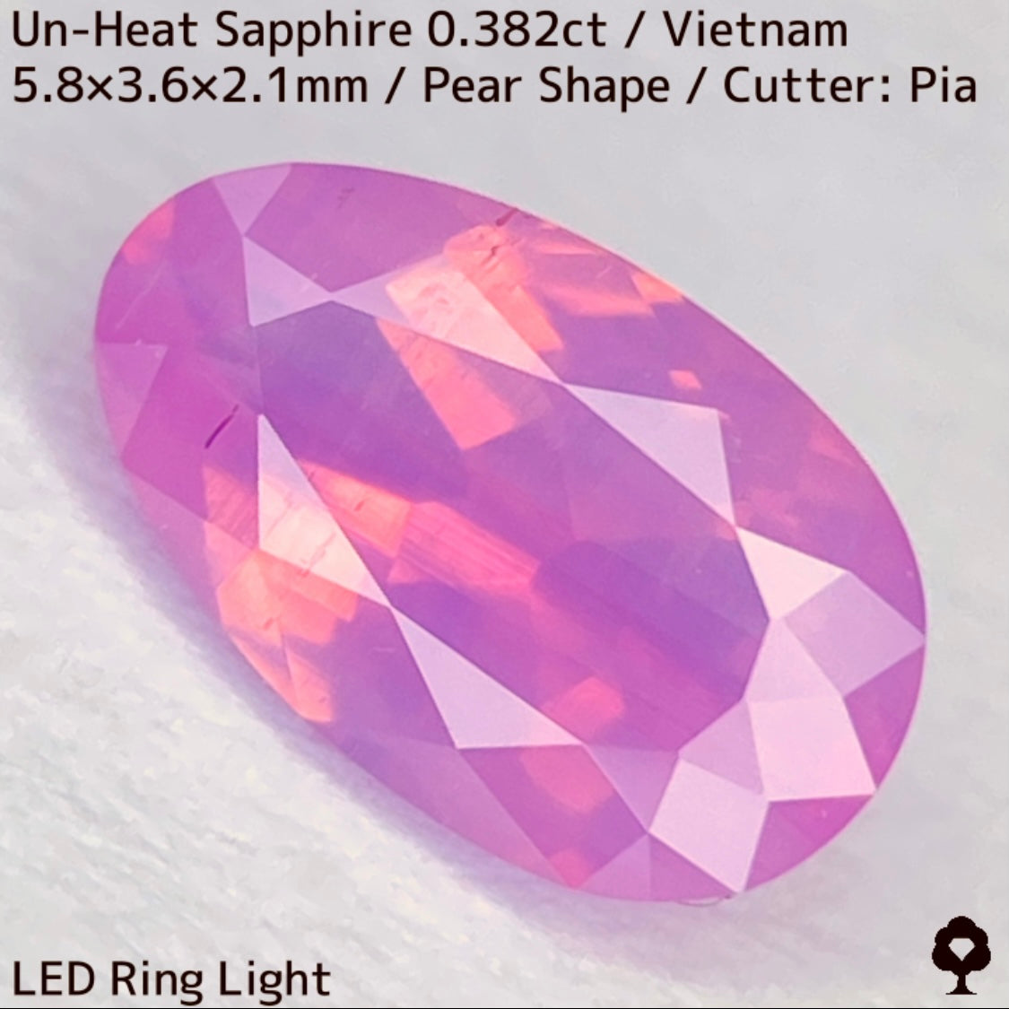 [For customers only] Unheated sapphire from Vietnam 0.382ct