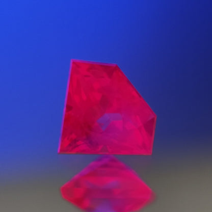 【Trial】“Gem Shape” Un-Heat Sapphire 0.254ct / Vietnam