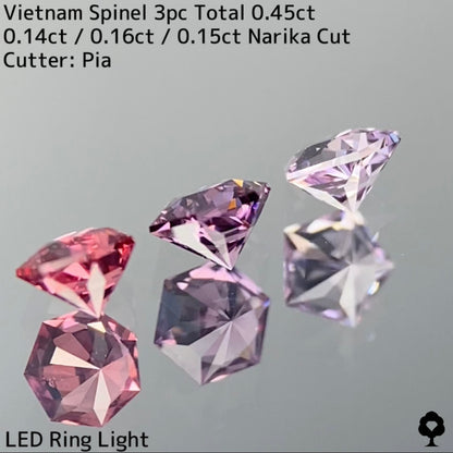 Spinel 3P 0.45ct / Vietnam