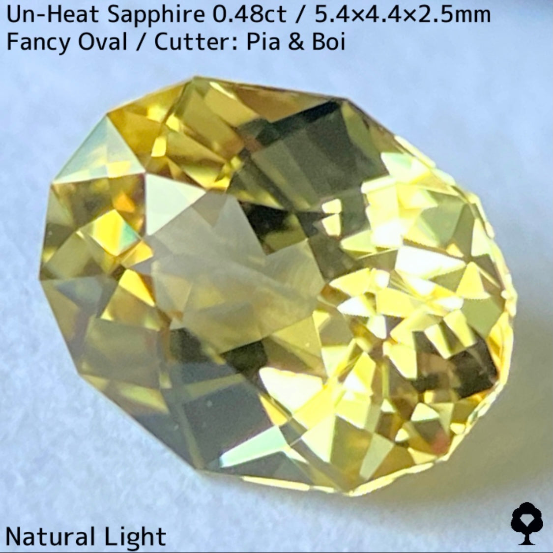 Un-Heat Yellow Sapphire 0.48ct