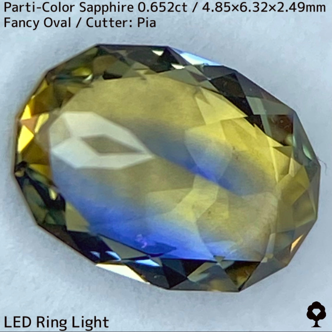 Kanchanaburi Parti-Color Sapphire 0.652ct