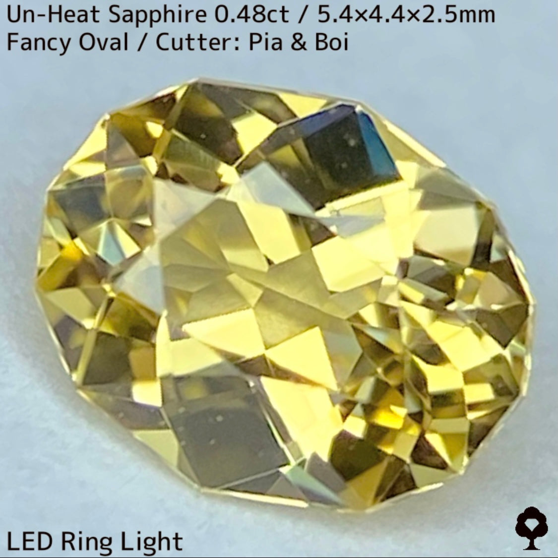 Un-Heat Yellow Sapphire 0.48ct