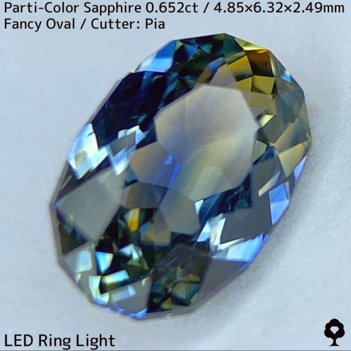 Kanchanaburi Parti-Color Sapphire 0.652ct