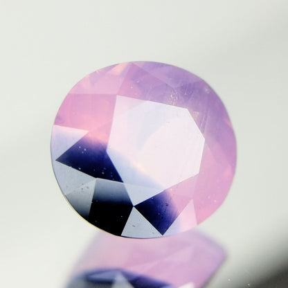 【Trial】“Dark Blue ＆ Silky Pink” Un-Heat Parti-Color Sapphire 1.010ct / Vietnam