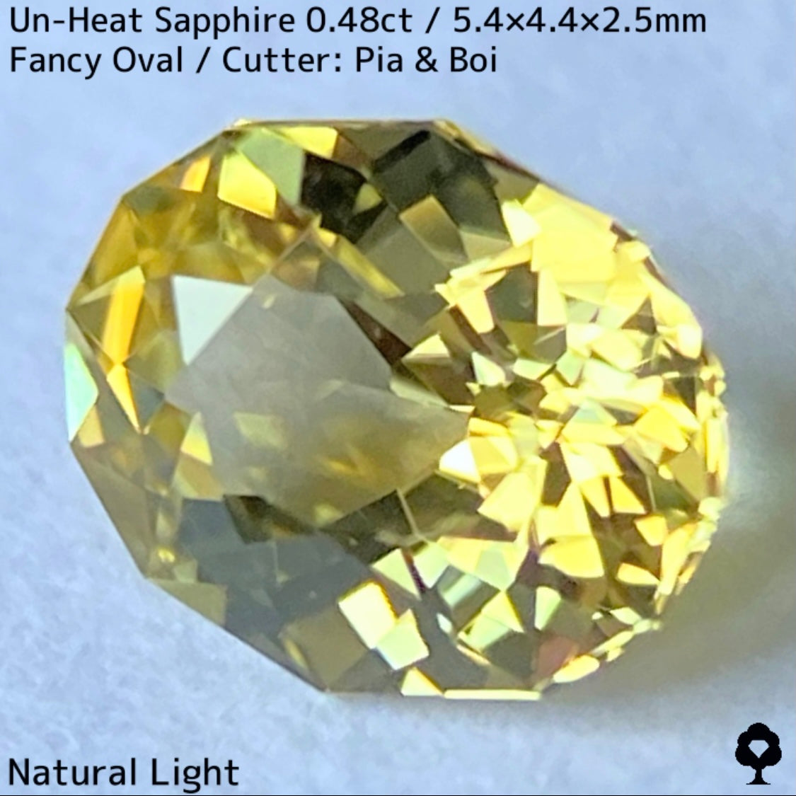 Un-Heat Yellow Sapphire 0.48ct