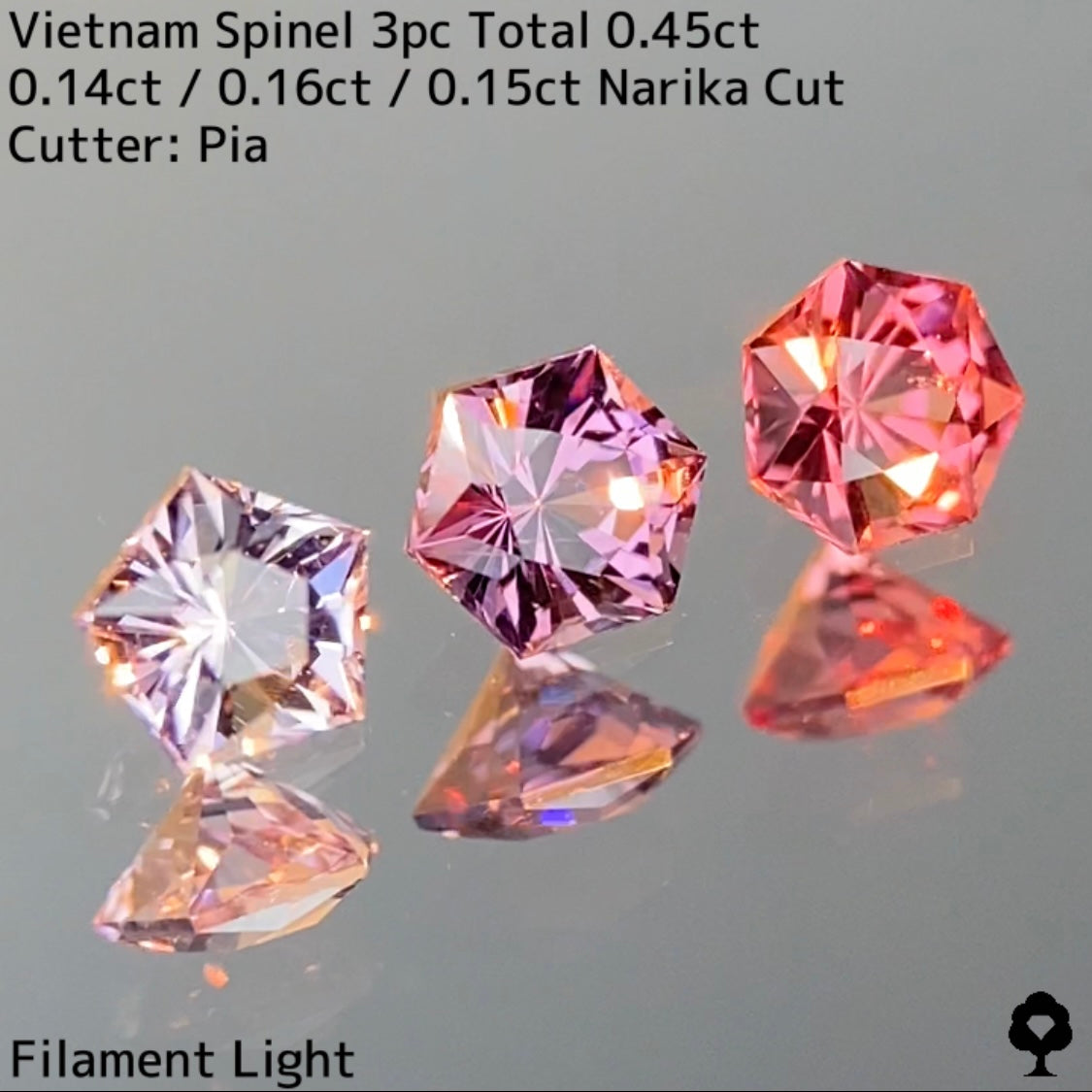 Spinel 3P 0.45ct / Vietnam