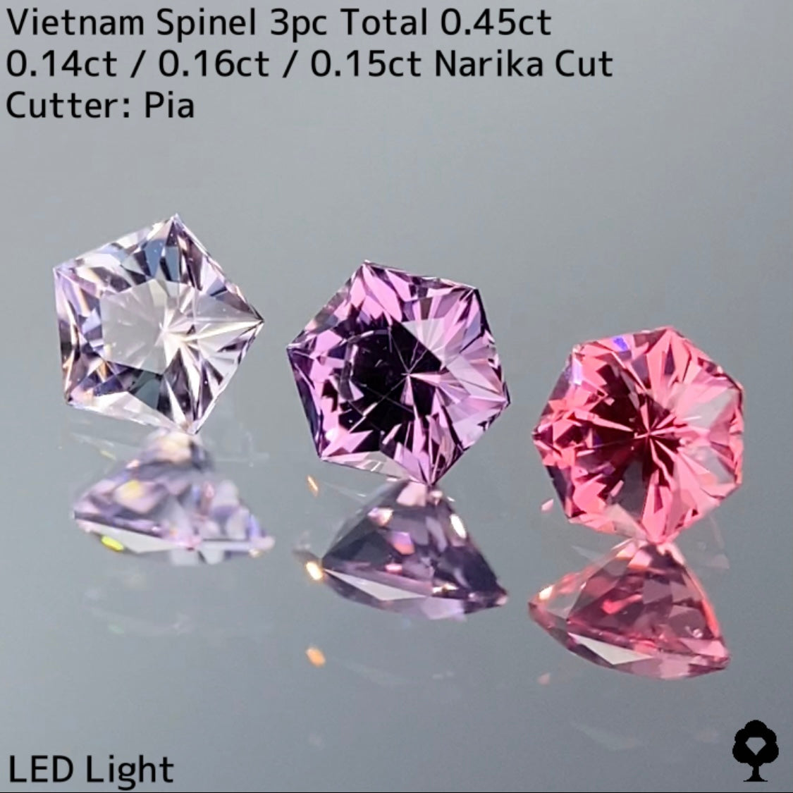 Spinel 3P 0.45ct / Vietnam