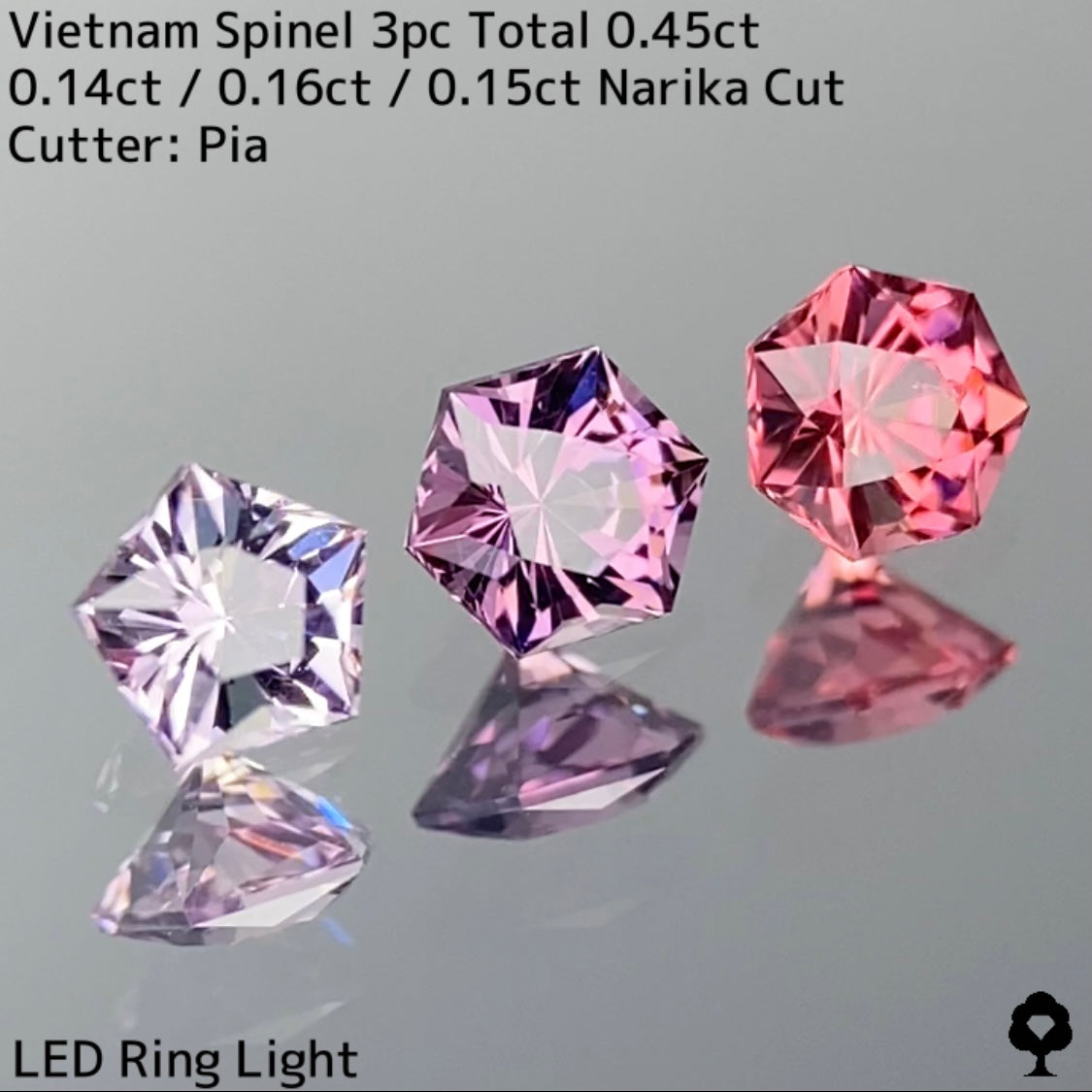 Spinel 3P 0.45ct / Vietnam