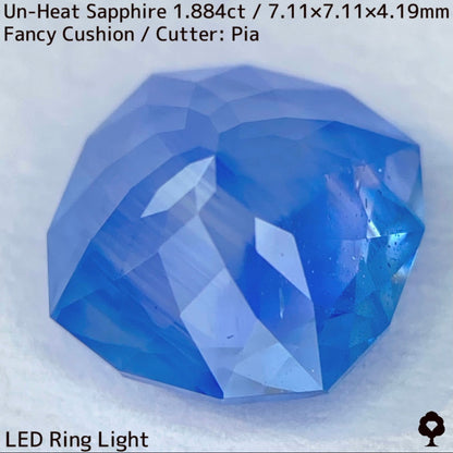 [For the successful bidder only] Unheated sapphire 1.884ct★2024.1.14GTJ Founding Anniversary Chat Auction