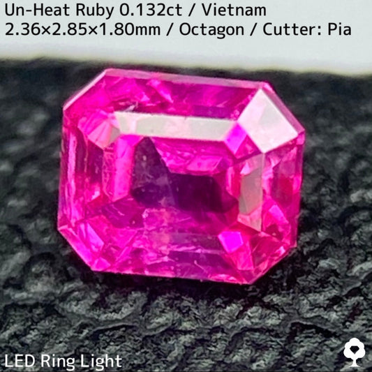 Un-Heat Ruby 0.132ct / Vietnam