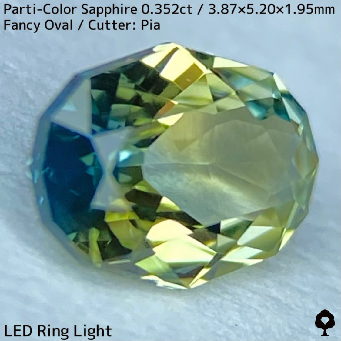 Kanchanaburi Parti-Color Sapphire 0.352ct