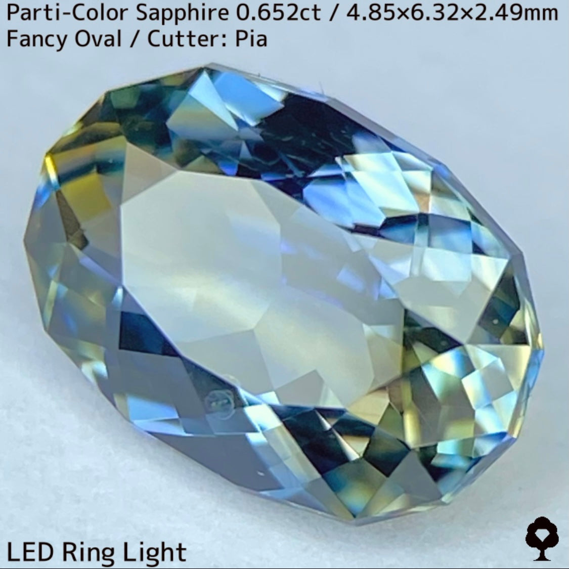 Kanchanaburi Parti-Color Sapphire 0.652ct