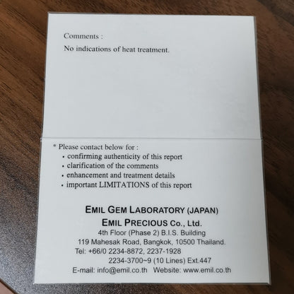 “Ayatori Cut” Un-Heat Sapphire 0.462ct / Vietnam