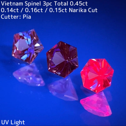 Spinel 3P 0.45ct / Vietnam