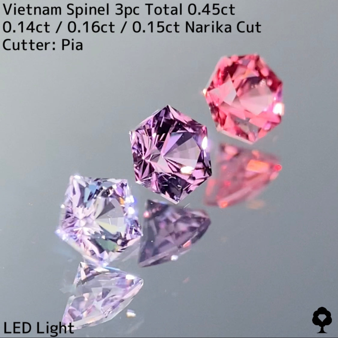 Spinel 3P 0.45ct / Vietnam