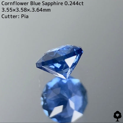 Cornflower Blue Sapphire 0.244ct / Kanchanaburi