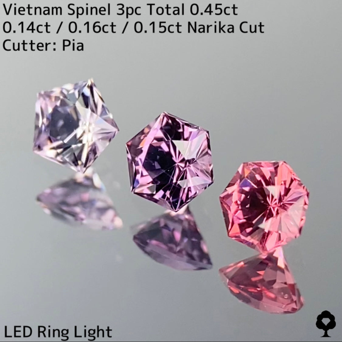 Spinel 3P 0.45ct / Vietnam