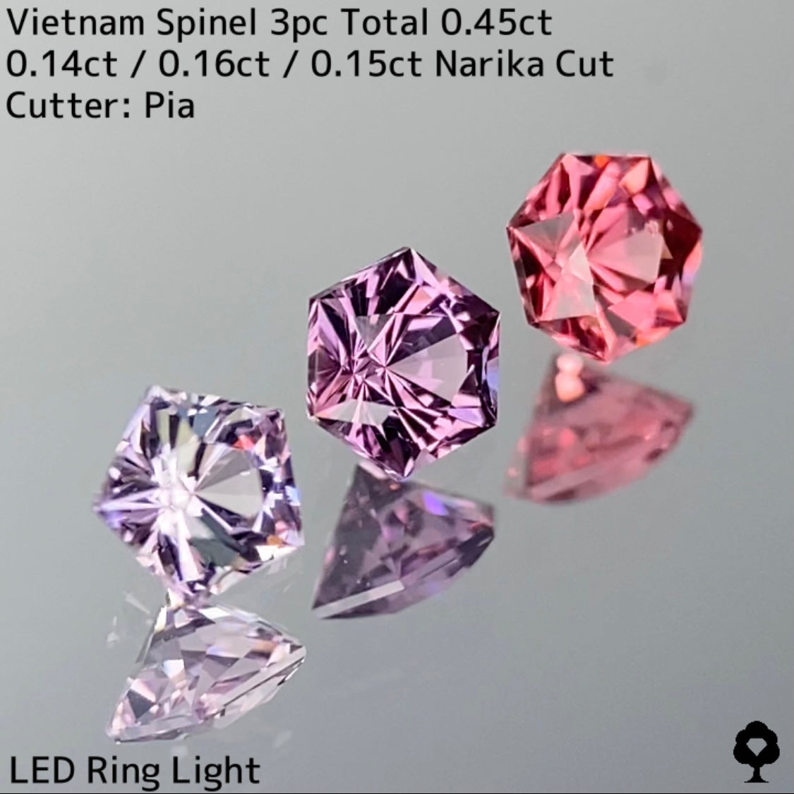 Spinel 3P 0.45ct / Vietnam