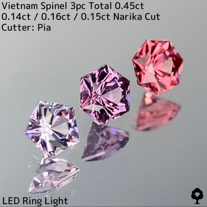 Spinel 3P 0.45ct / Vietnam