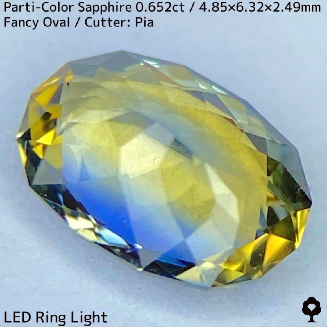 Kanchanaburi Parti-Color Sapphire 0.652ct