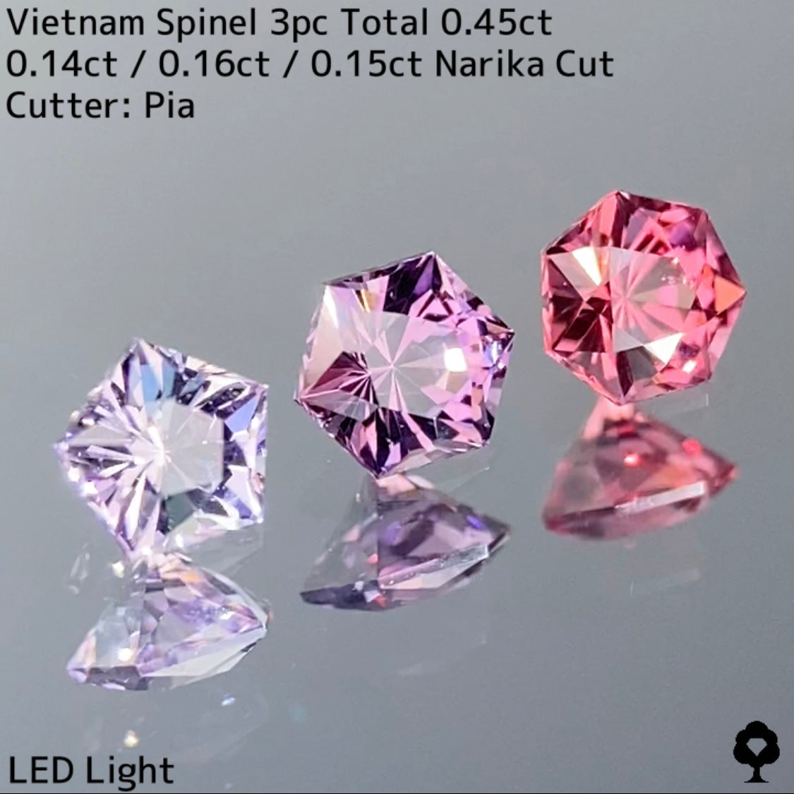 Spinel 3P 0.45ct / Vietnam