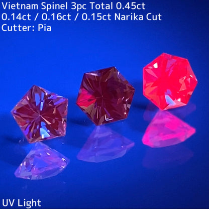 Spinel 3P 0.45ct / Vietnam