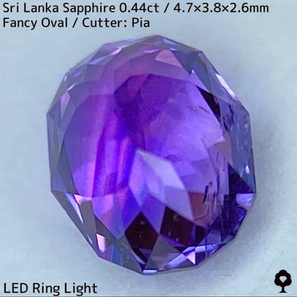 [For the successful bidder only] Sri Lankan sapphire 0.44ct ★ 2024.1.14 GTJ Founding Anniversary Chat Auction