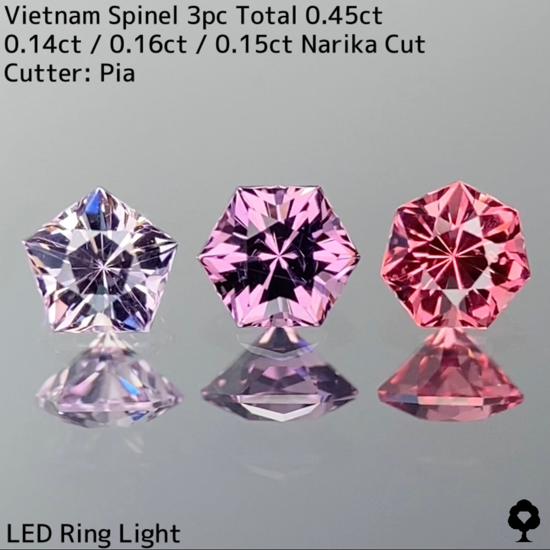 Spinel 3P 0.45ct / Vietnam