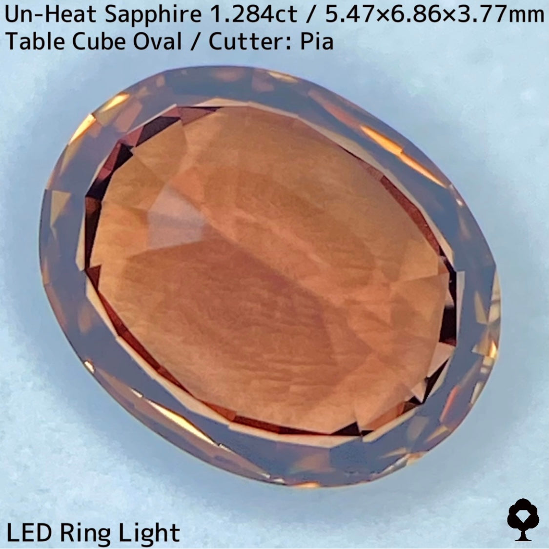 Tanzanian unheated sapphire 1.284ct