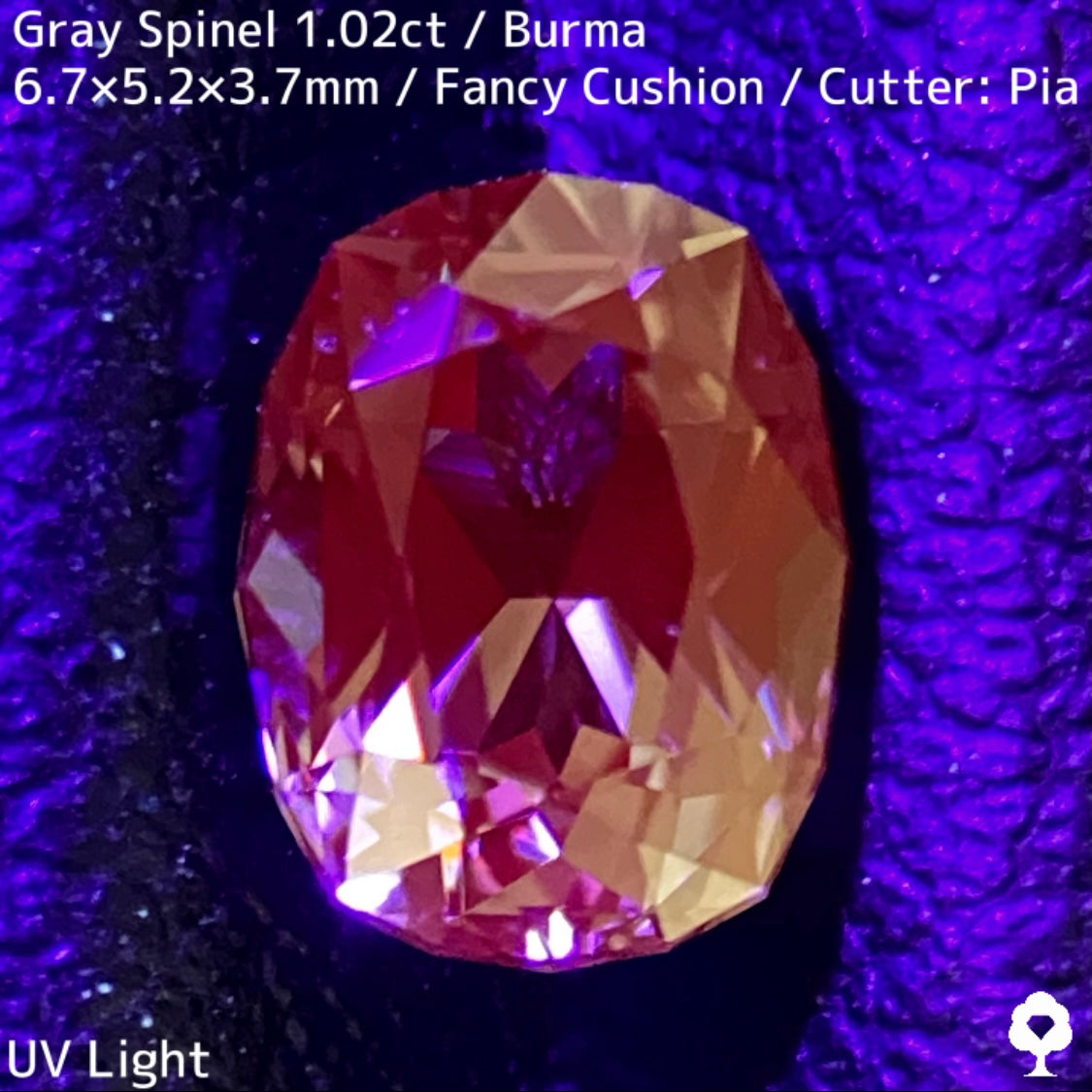 Gray Spinel 1.024ct / Burma