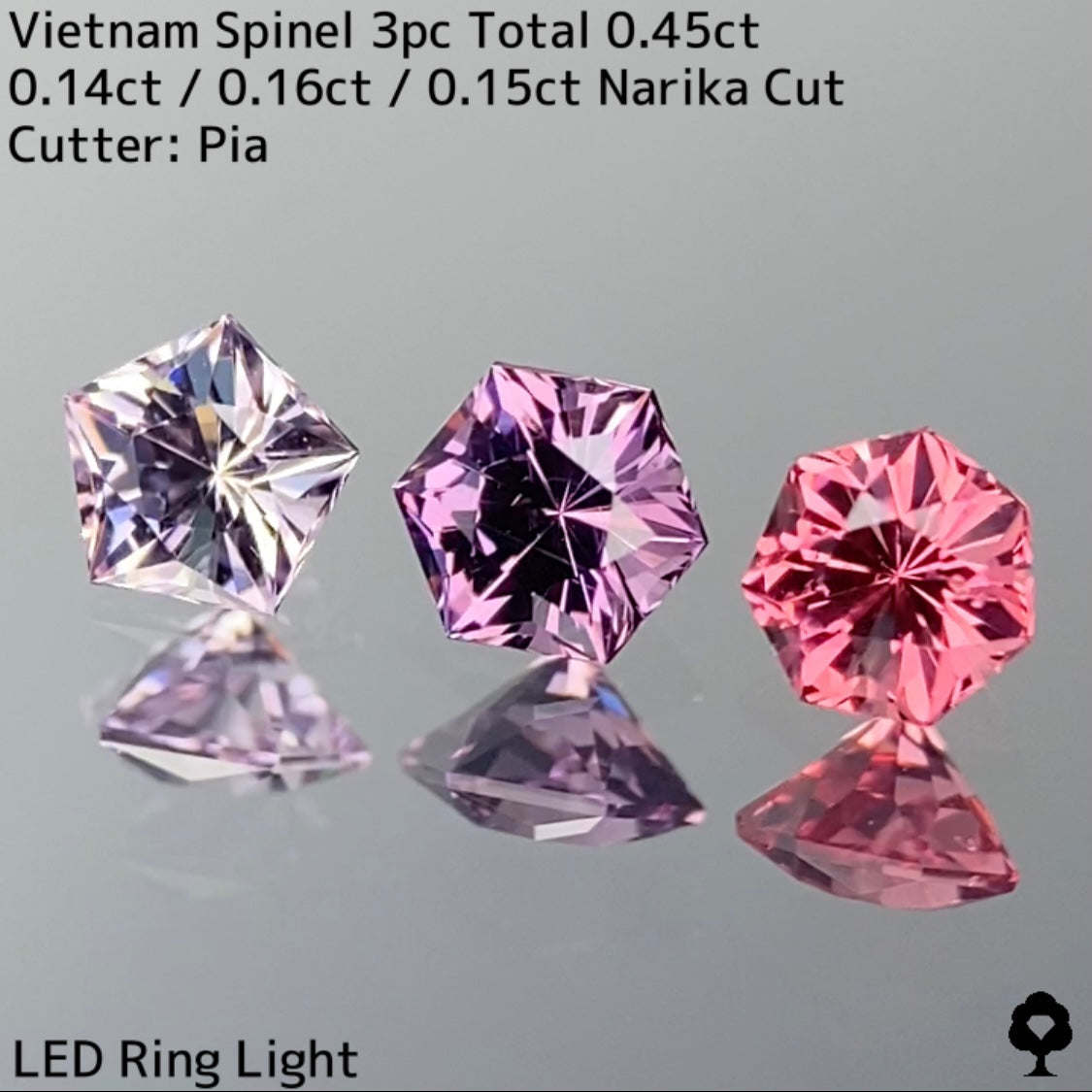 Spinel 3P 0.45ct / Vietnam