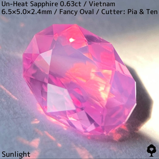 [For the Winner Only] 0.63ct unheated sapphire from Vietnam
