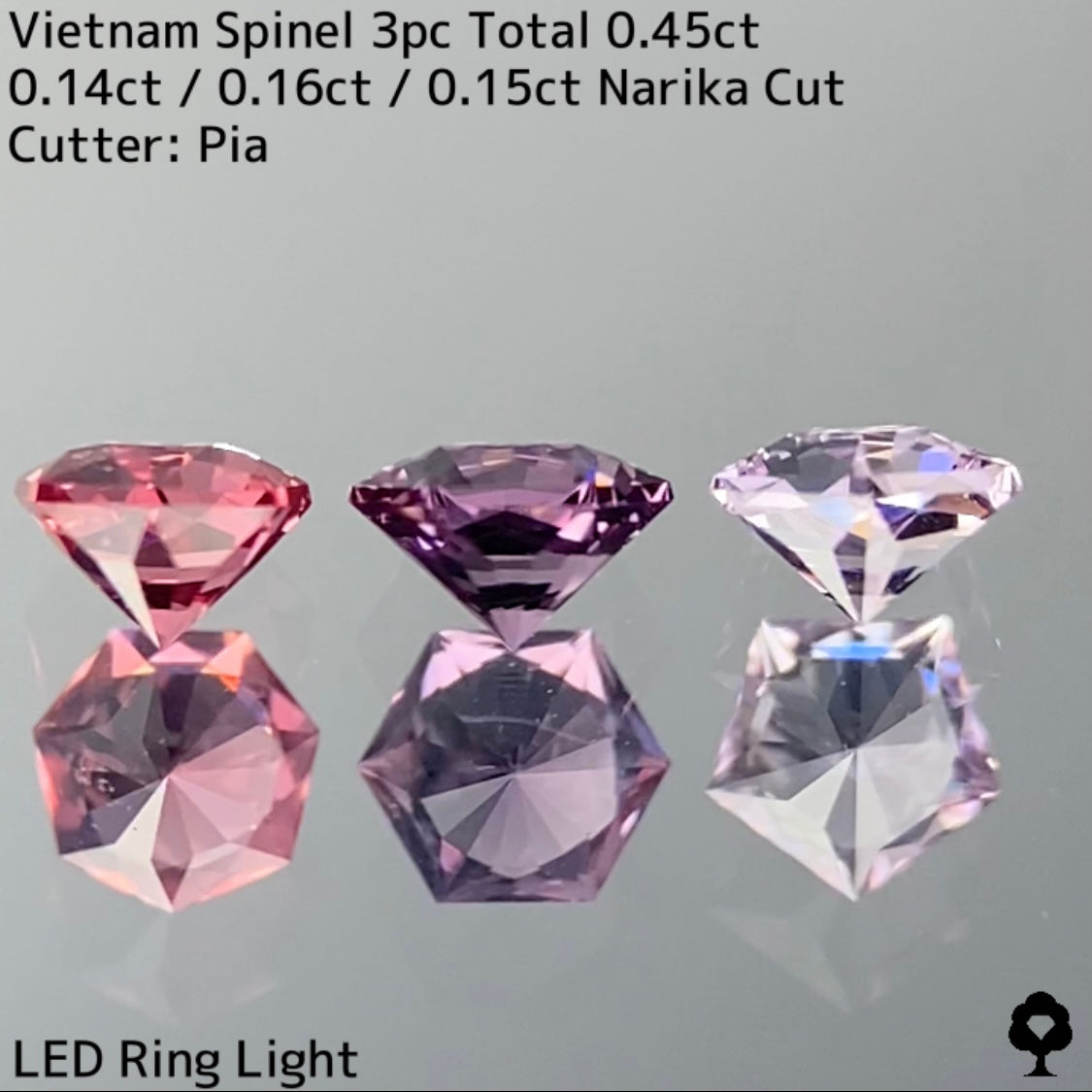 Spinel 3P 0.45ct / Vietnam