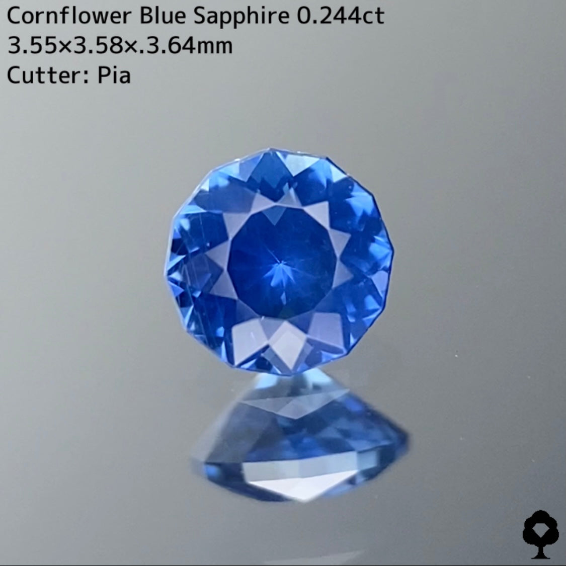 Cornflower Blue Sapphire 0.244ct / Kanchanaburi