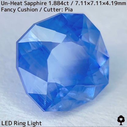 [For the successful bidder only] Unheated sapphire 1.884ct★2024.1.14GTJ Founding Anniversary Chat Auction