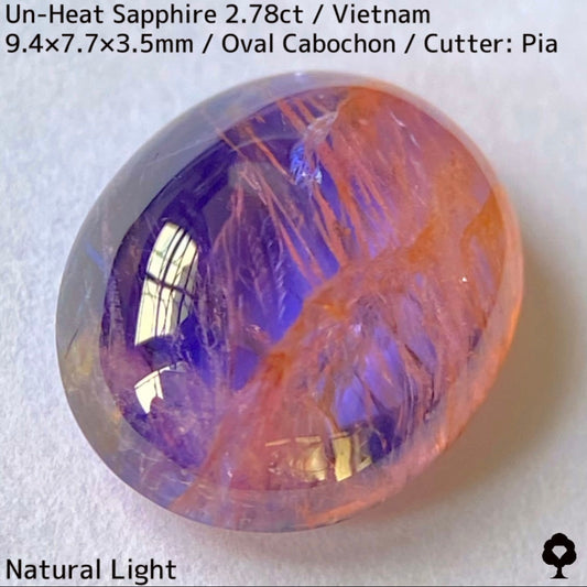 Un-Heat Sapphire 2.78ct / Vietnam