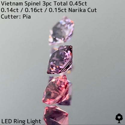 Spinel 3P 0.45ct / Vietnam