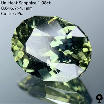 [For customers only] Unheated sapphire 1.98ct★Live-only extra price★