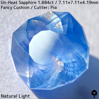 [For the successful bidder only] Unheated sapphire 1.884ct★2024.1.14GTJ Founding Anniversary Chat Auction