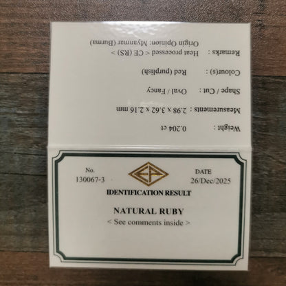 Ruby 0.204ct / Burma