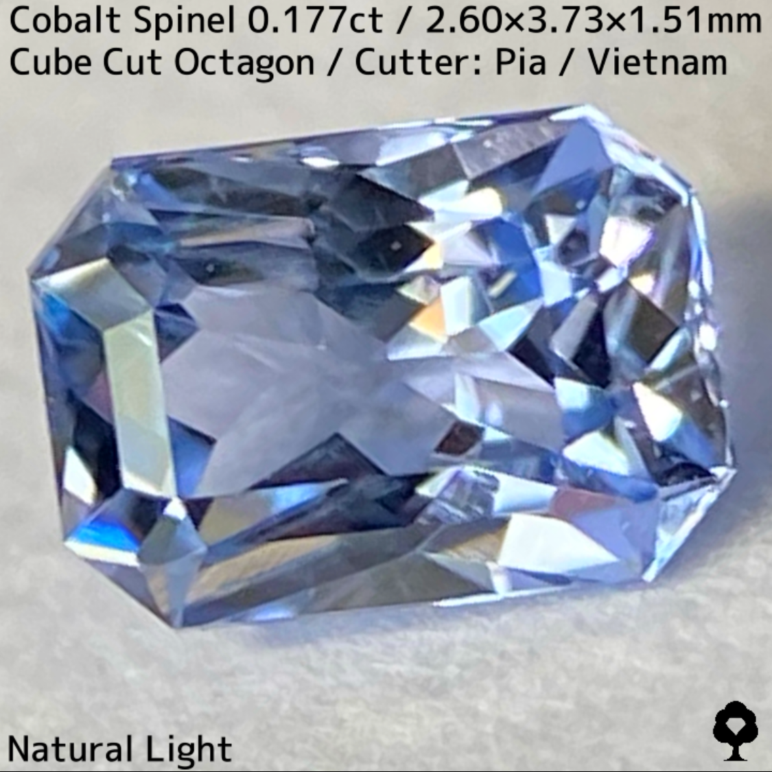 【Present campaign】Cobalt Spinel 0.177ct / Vietnam