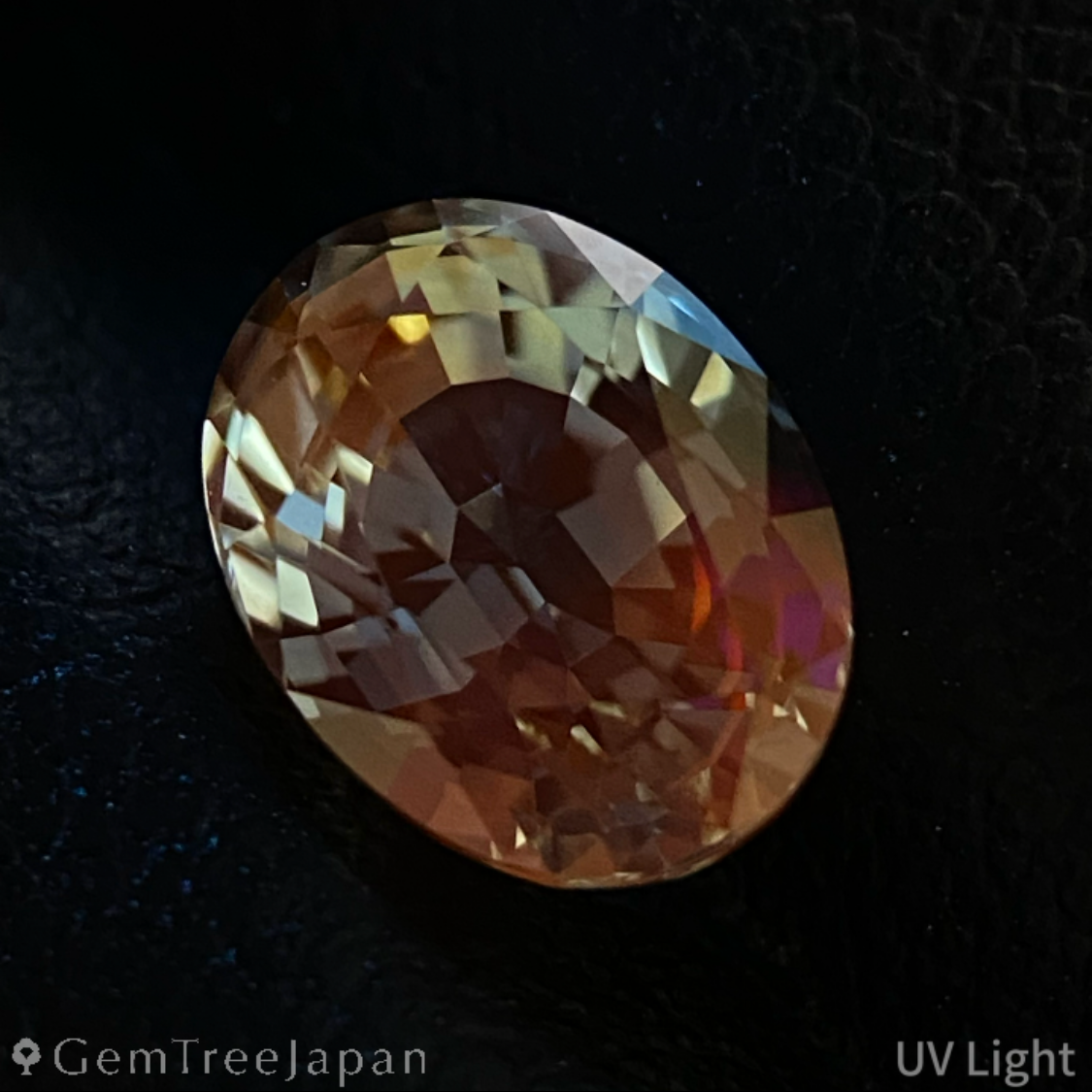 Parti-Color Sapphire 1.142ct / Kanchanaburi (Thailand)