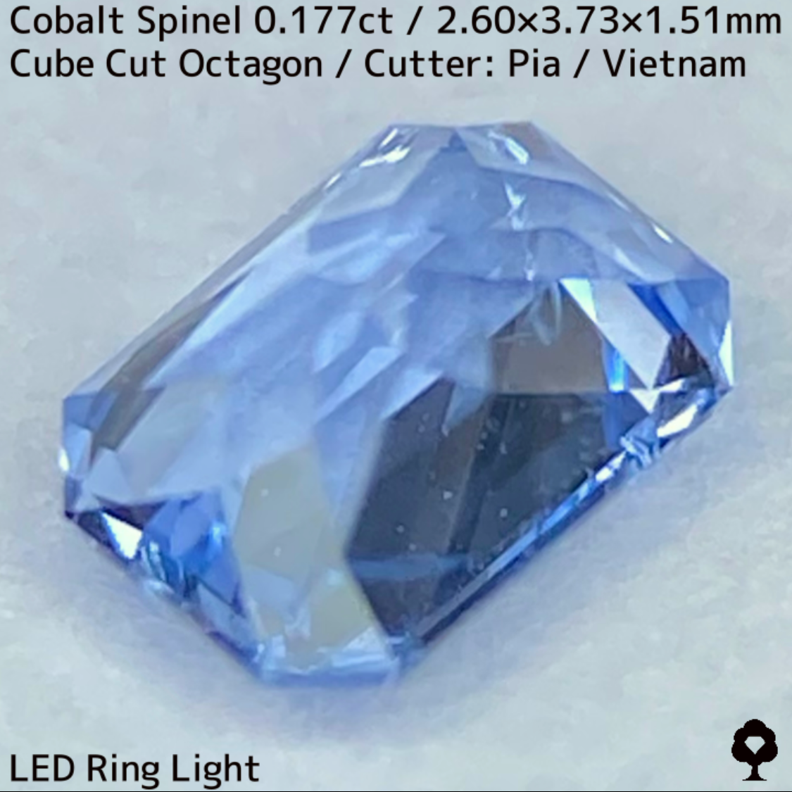 【Present campaign】Cobalt Spinel 0.177ct / Vietnam