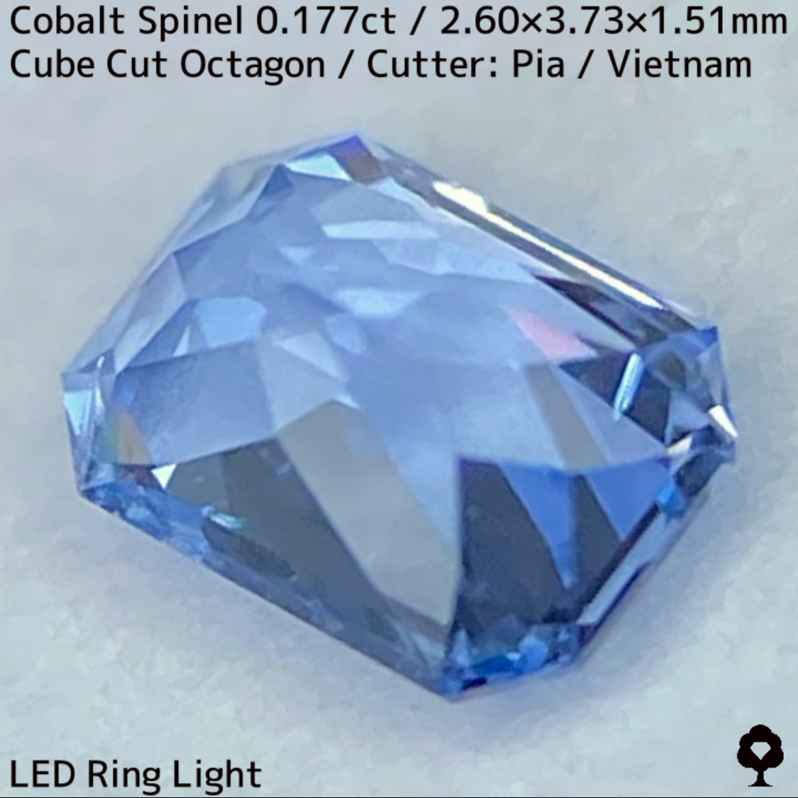 【Present campaign】Cobalt Spinel 0.177ct / Vietnam